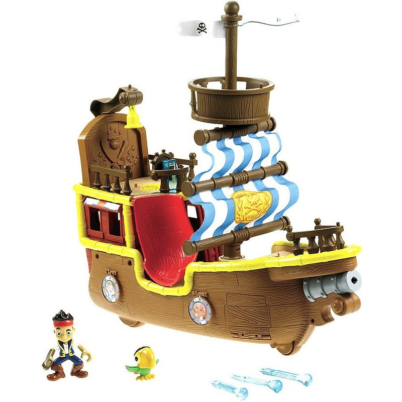 Fisher Price Spielzeugschiff, »Jake und die Nimmerlandspiraten, Piratenschiff Bucky«