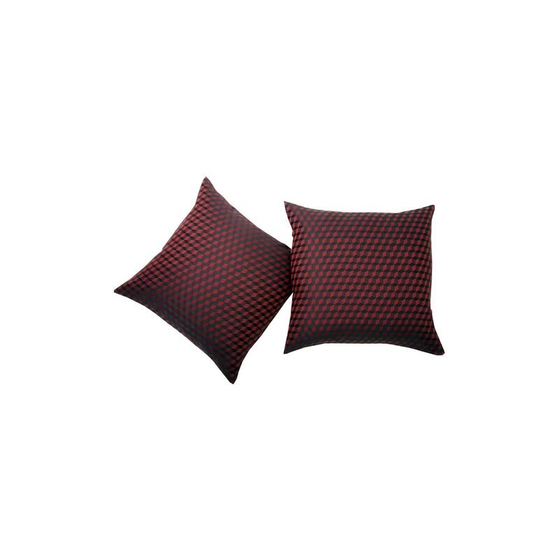 Kissenhüllen Quader (2 Stück) deko trends rot 48x48 cm