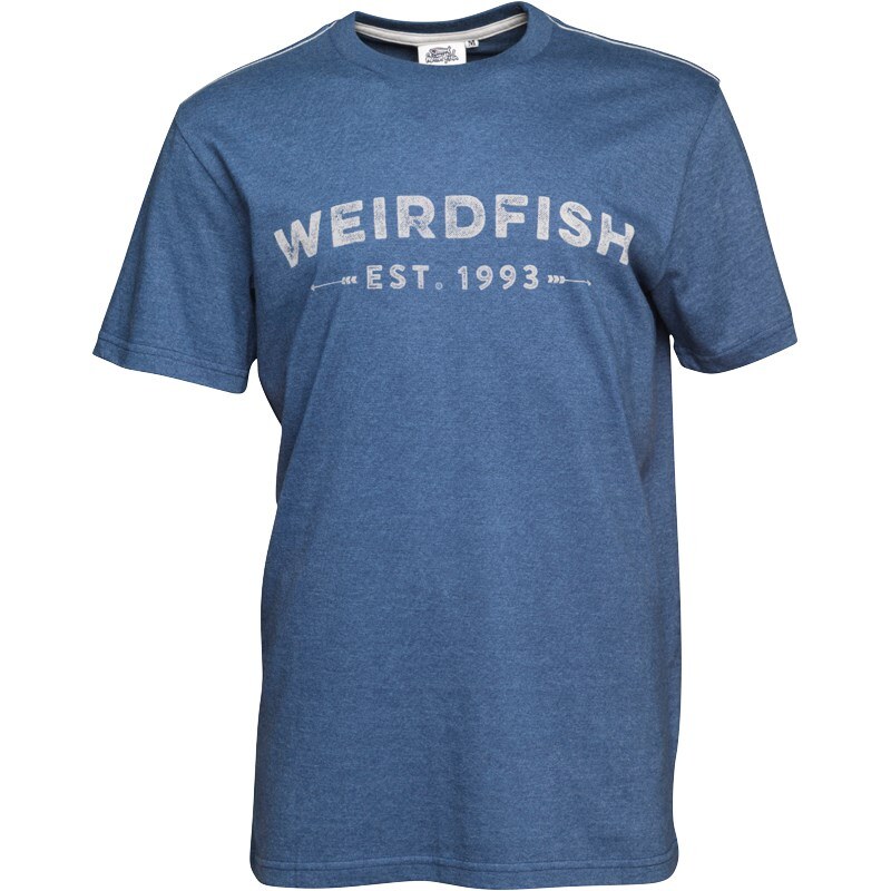 Weird Fish Herren Yang Ensign T-Shirt Blau
