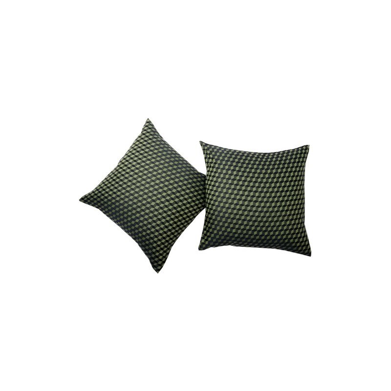 Kissenhüllen Quader (2 Stück) deko trends grün 48x48 cm