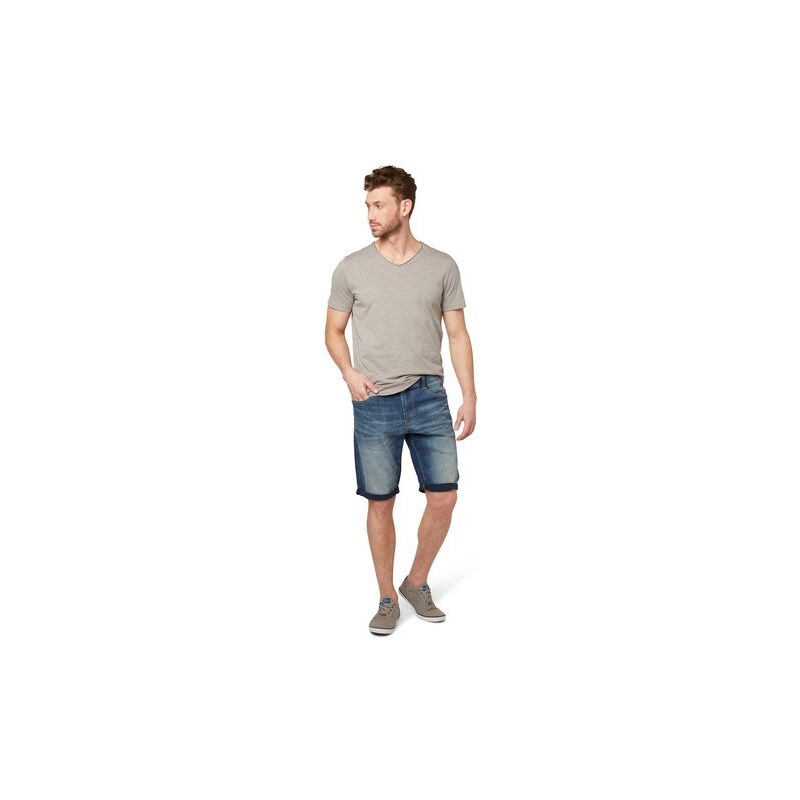 Tom Tailor Shorts Used-Jeans in Bermuda-Länge blau 28,29,30,31