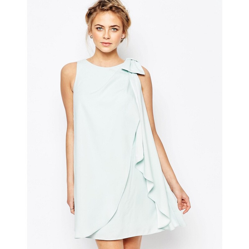 Coast - Lydia - Kleid mit Zierschleife - Grün