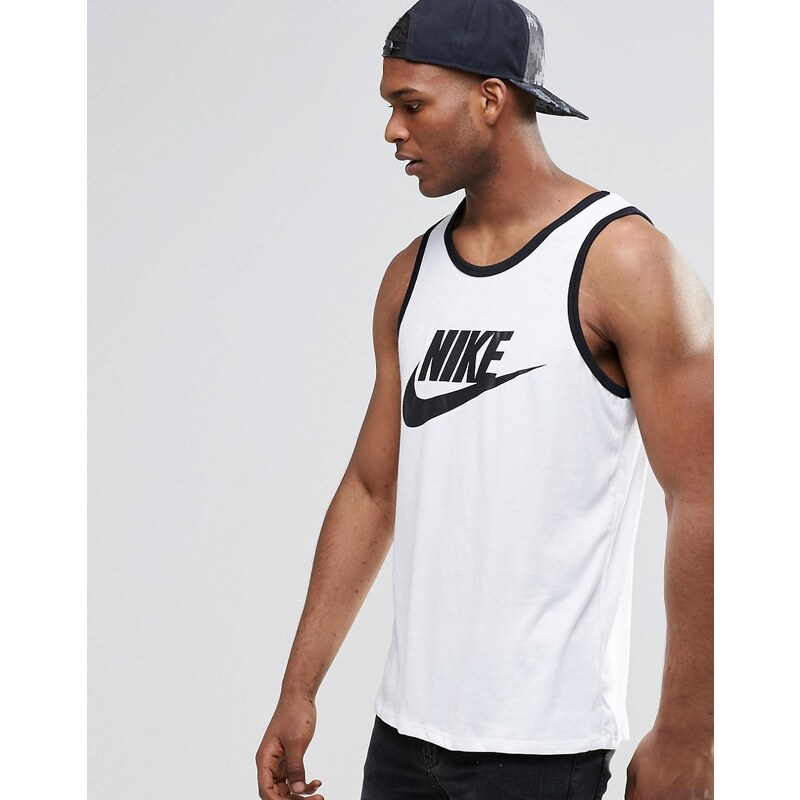 Nike - Weißes Trägershirt mit Ace-Logo 779234-100 - Weiß