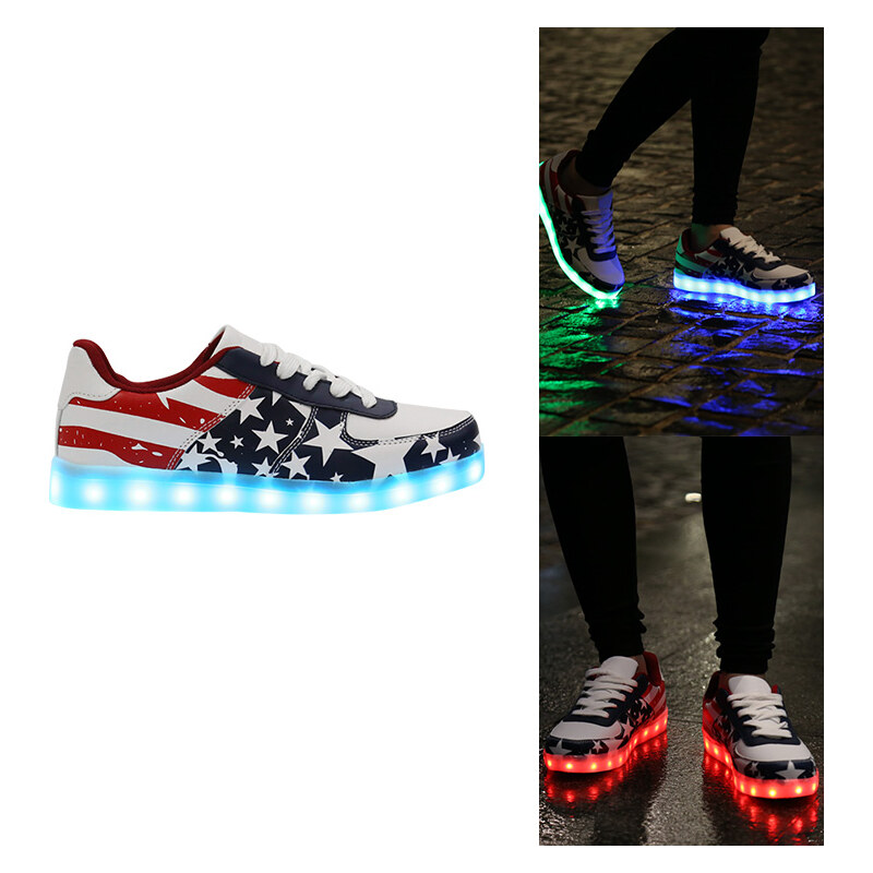 Lesara LED-Schuh im USA-Design - 41