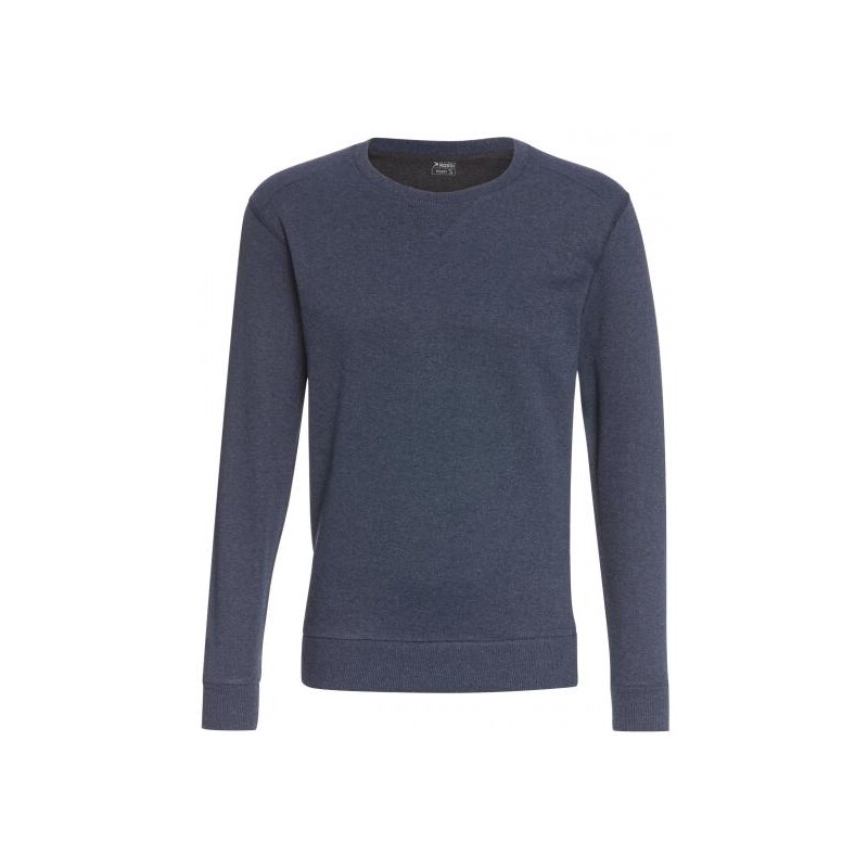 Vittorio Rossi Herren Sweatshirt Pullover Rundhalsausschnitt blau aus Baumwolle
