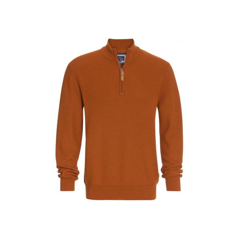 Paul R.Smith Herren Pullover Sweatshirt körperbetont orange aus Baumwolle