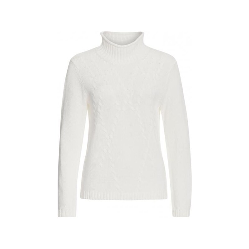 Michèle Boyard Damen Pullover Sweatshirt beige aus Baumwolle