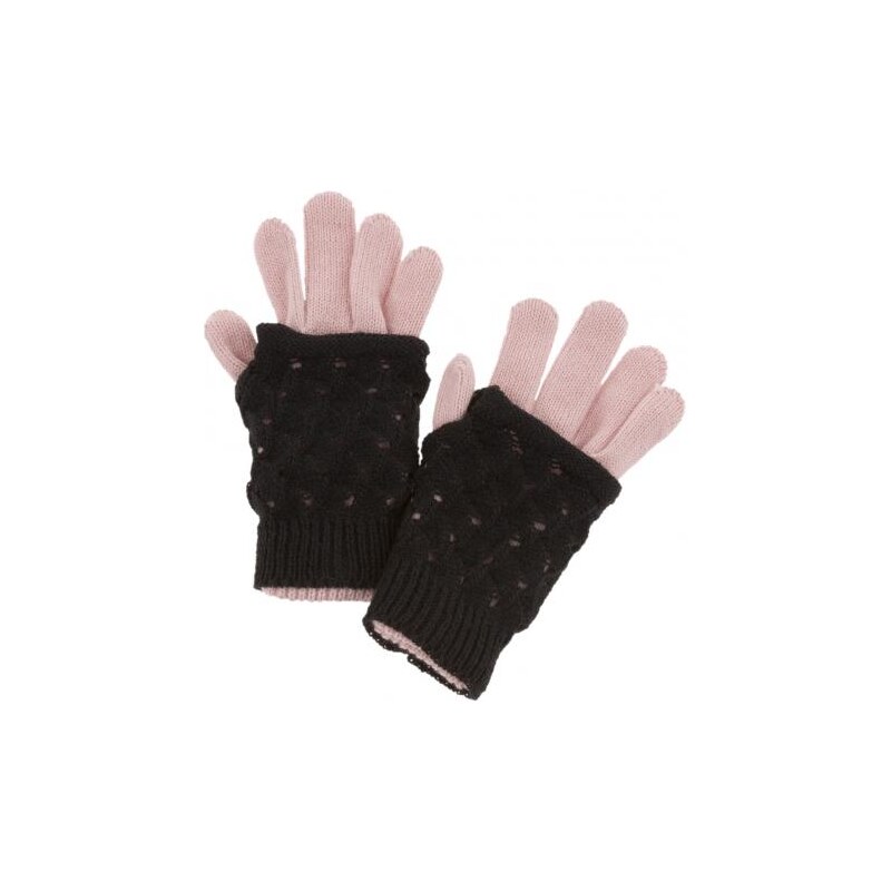 Michèle Boyard Damen Handschuhe 2in1 rosa