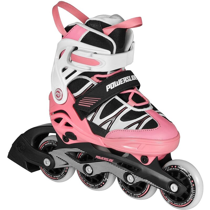 Powerslide Inline Skates, Mädchen, rosa-schwarz-weiß, »Phuzion Orbit Kids«
