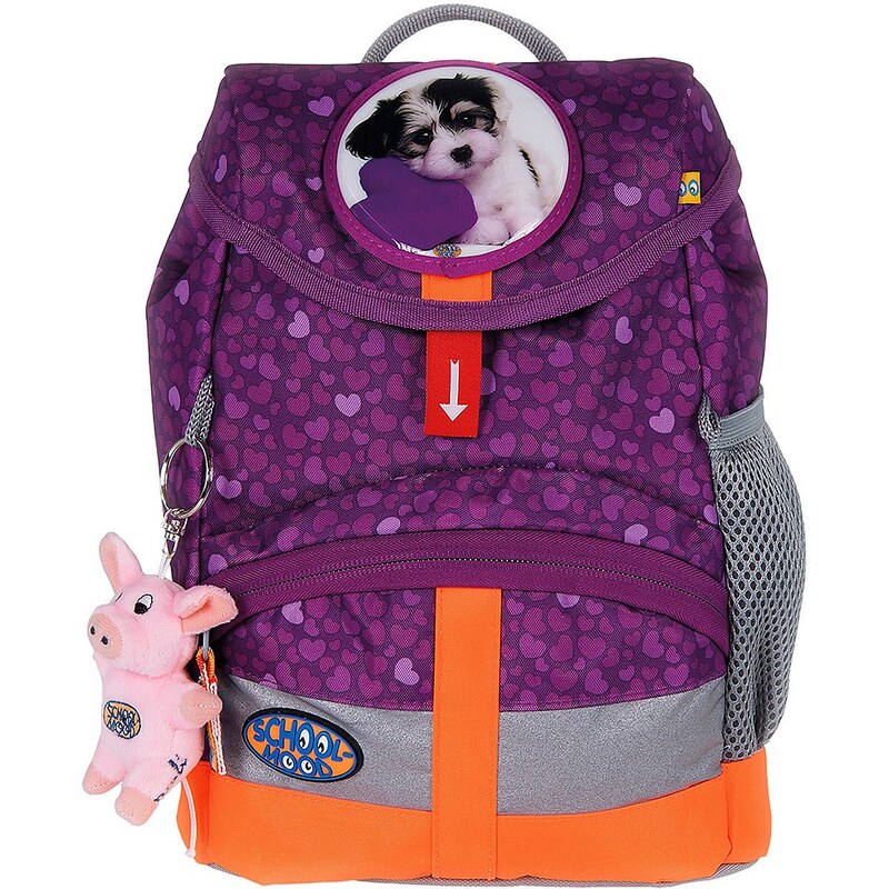 School Mood Kindergartenrucksack mit innenliegendem Trinkflaschenhalter, lilack, »Kiddy Hund«