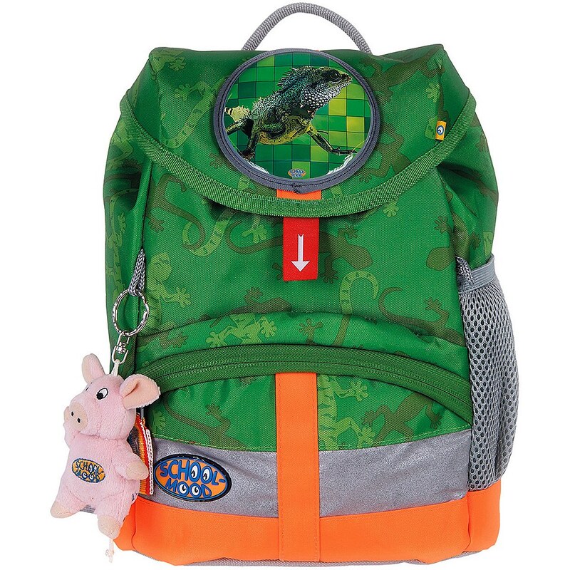 School Mood Kindergartenrucksack mit innenliegendem Trinkflaschenhalter, greenish, »Kiddy Gecko«