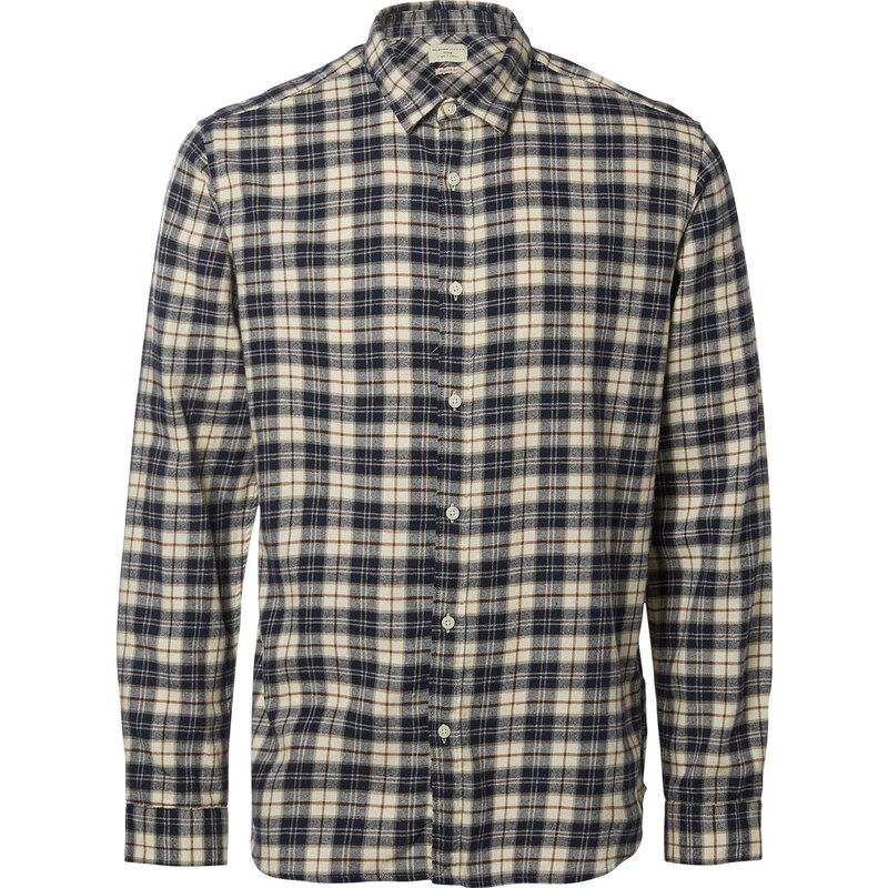 Selected SHHTwo Lasse Langarmhemd off white check