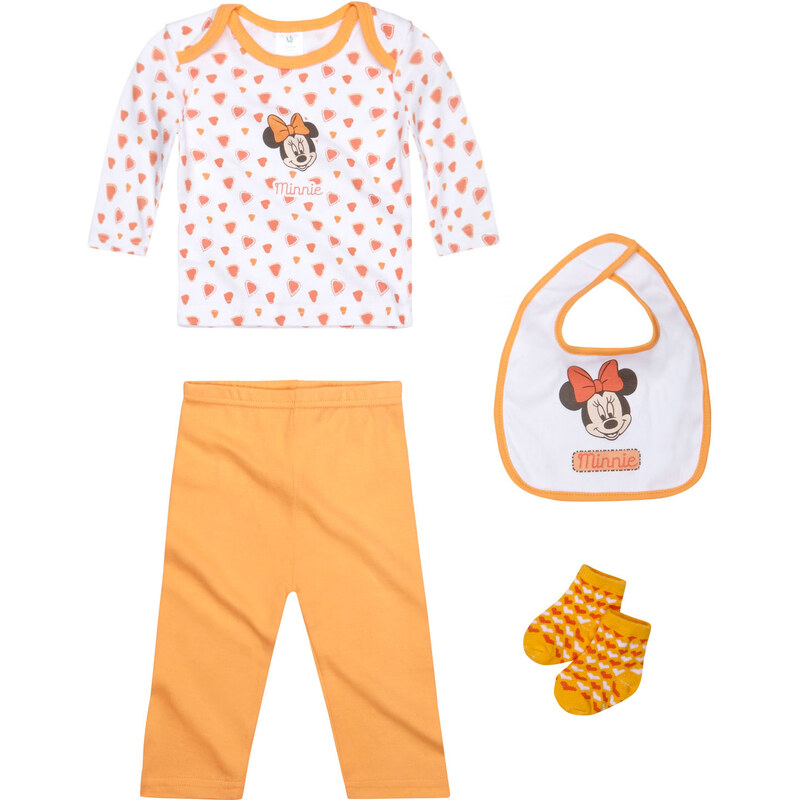 Disney Minnie Geschenkverpackung, 0-6 Monate orange in Größe UNI für Mädchen aus 100% Baumwolle