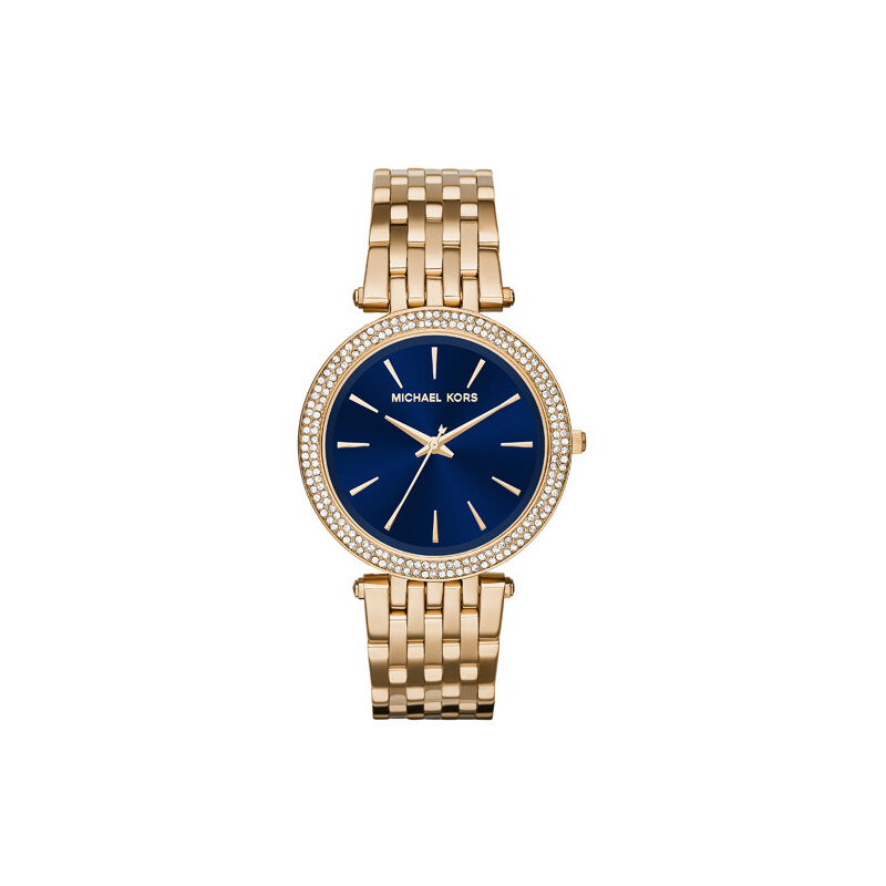Michael Kors Armbanduhr - Darci Gold-Tone/Dark Blue Watch - in gold - Armbanduhr für Damen