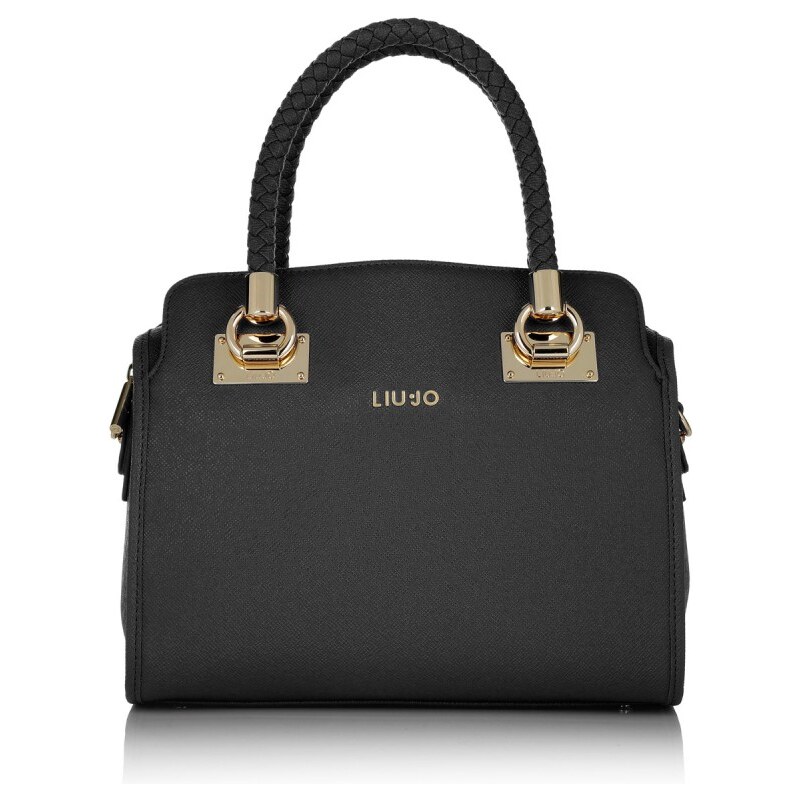 LIU JO Tasche - Anna Bauletto Boston Bag M Nero - in schwarz - Henkeltasche für Damen