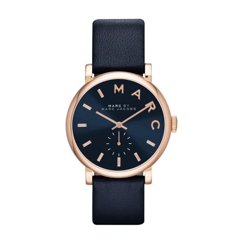 Marc Jacobs Armbanduhr - Baker Ladies Watch Dark Blue - in blau, rosa - Armbanduhr für Damen