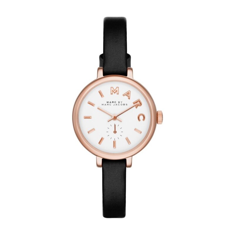 Marc Jacobs Armbanduhr - Sally Ladies Watch Black/Rosegold - in rosa, schwarz - Armbanduhr für Damen