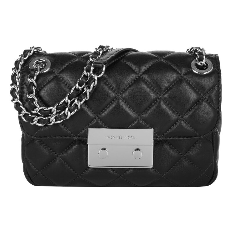 Michael Kors Tasche - Sloan SM Chain Shoulder Bag Black - in schwarz - Umhängetasche für Damen
