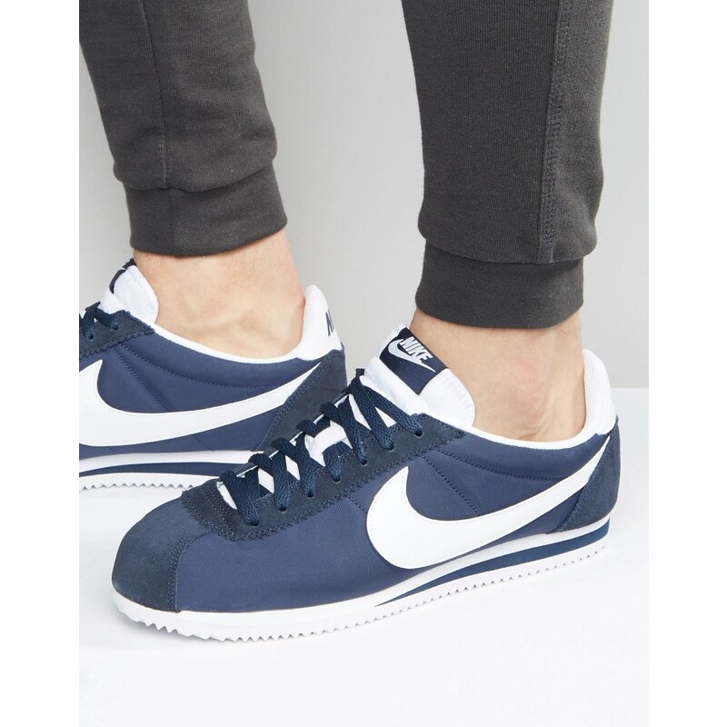 Nike - Classic Cortez - Nylon-Sneaker 807472-410 - Blau