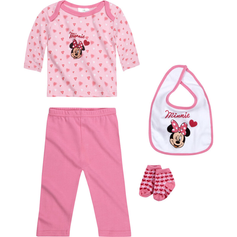 Disney Minnie Geschenkverpackung, 0-6 Monate pink in Größe UNI für Mädchen aus 100% Baumwolle