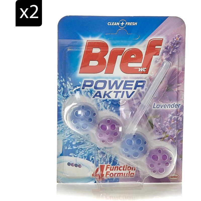 Bref Power Active - 2-er Set WC-Reinigungsblöcke - 50 g