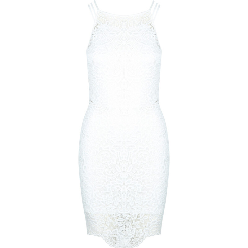 Tally Weijl Weißes Kleid mit Spitze