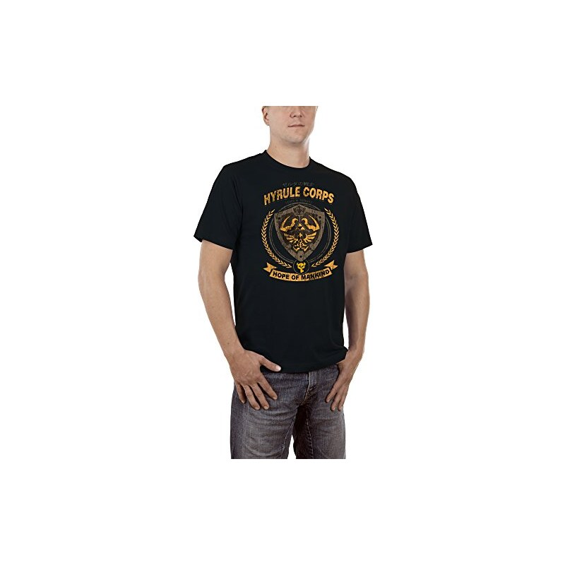 Touchlines Herren T-Shirt Hyrule Corps Mankind