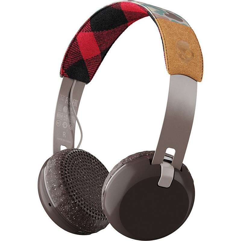 Skullcandy Headset »GRIND ON-EAR Wireless W/TAP TECH TAN/CAMO/BROWN«