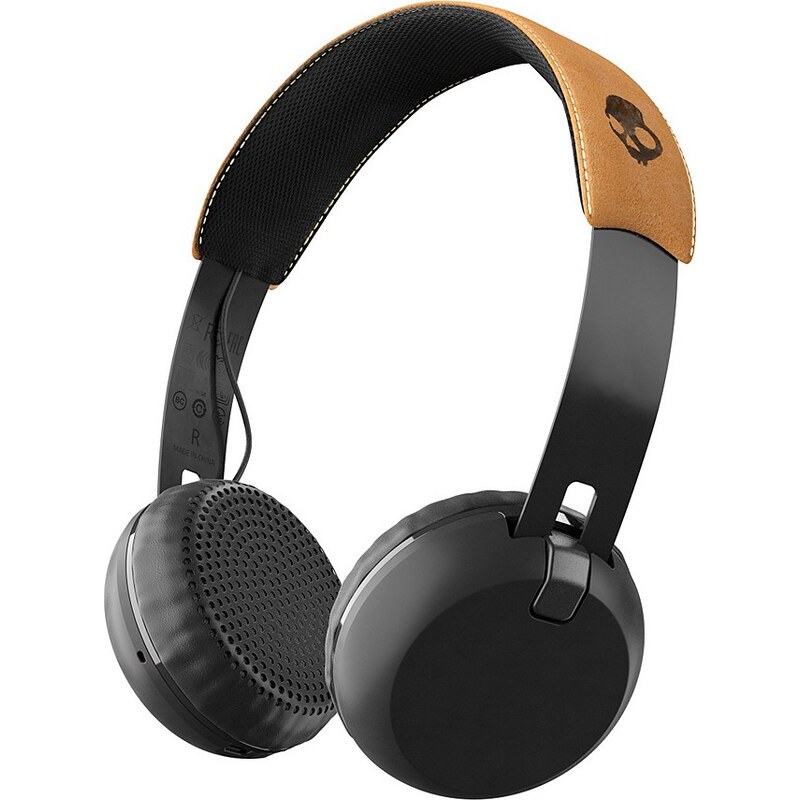 Skullcandy Headset »GRIND ON-EAR Wireless W/TAP TECH BLACK/BLACK/TAN«