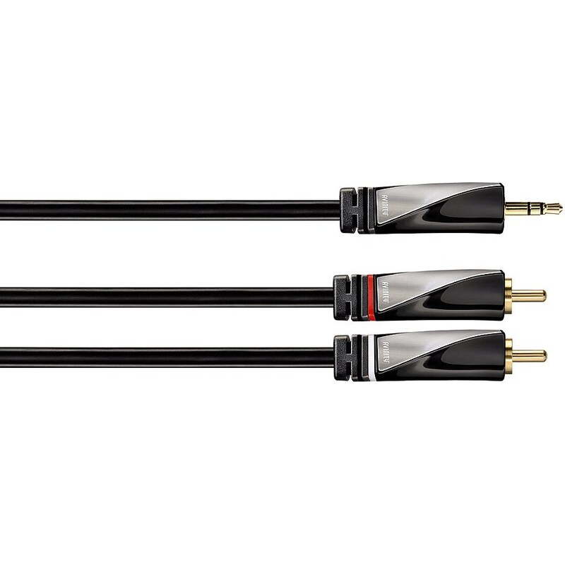 Avinity Audio-Kabel, 2 Cinch-St. - 3,5-mm-Klinken-St. Stereo
