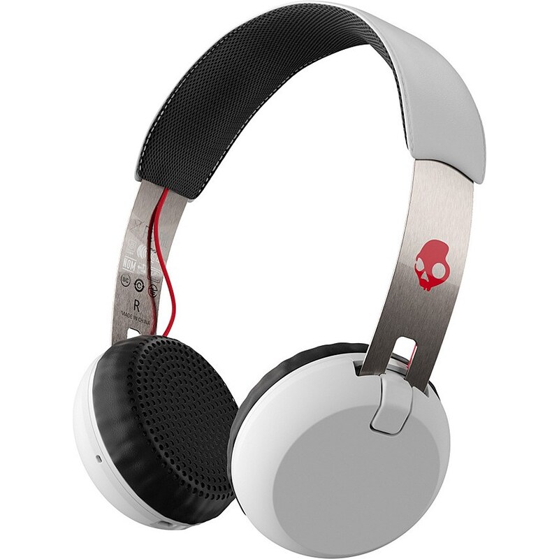 Skullcandy Headset »GRIND ON-EAR Wireless W/TAP TECH WHITE/BLACK/RED«