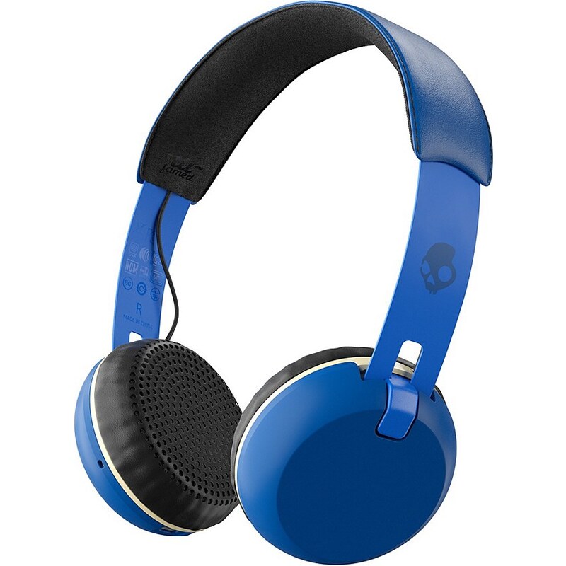 Skullcandy Headset »GRIND ON-EAR Wireless W/TAP TECH ROYAL/CREAM/BLUE«