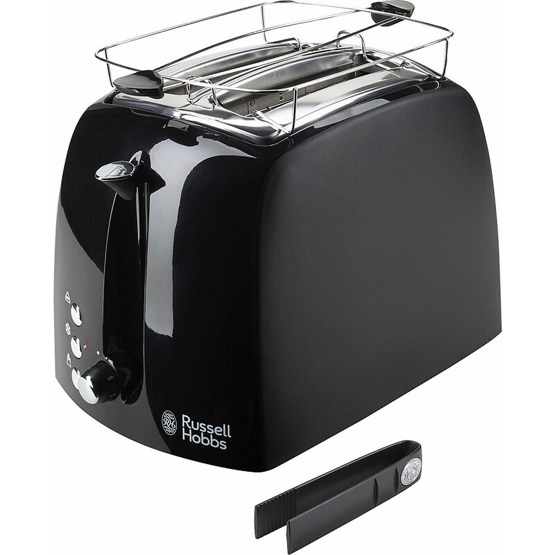 Russell Hobbs Toaster Textures Plus 22601-56 für 2 Scheiben, 850 Watt, schwarz