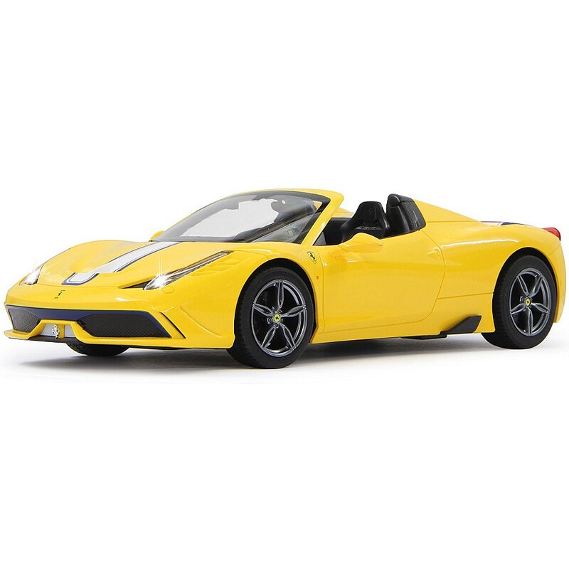 JAMARA RC Fahrzeug mit Licht und Sound, »Ferrari 458 Speciale 27MHz 1:14 gelb«