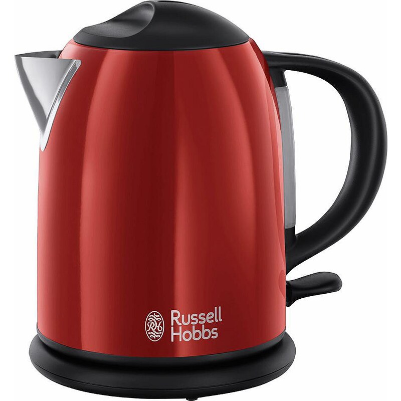 Russell Hobbs Kompakt-Wasserkocher Colours Flame Red 20191-70, 1 Liter, 2200 Watt