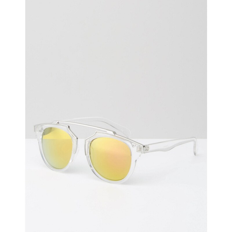 Jeepers Peepers - Sonnenbrille mit durchsichtigem Gestell ohne Nasensteg - Transparent