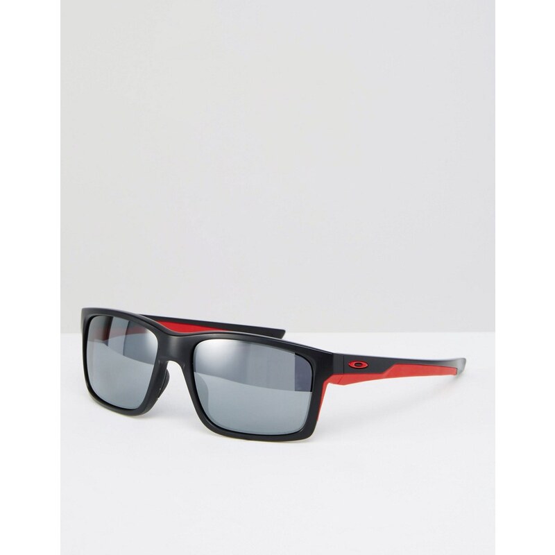 Oakley - Mainlink - Eckige Sonnenbrille mit getönten Gläsern - Schwarz