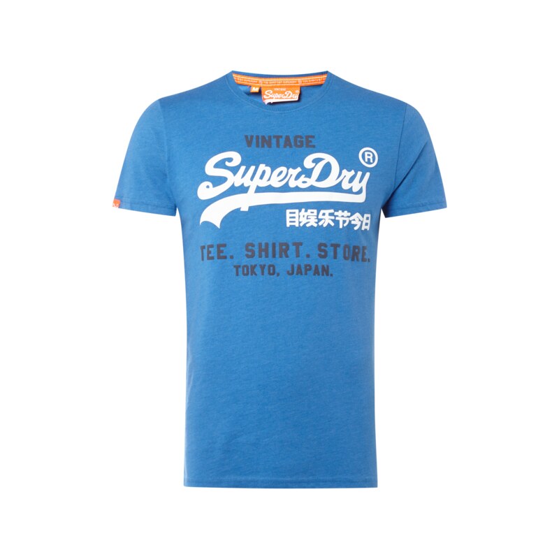 Superdry T-Shirt mit gummiertem Logo-Print