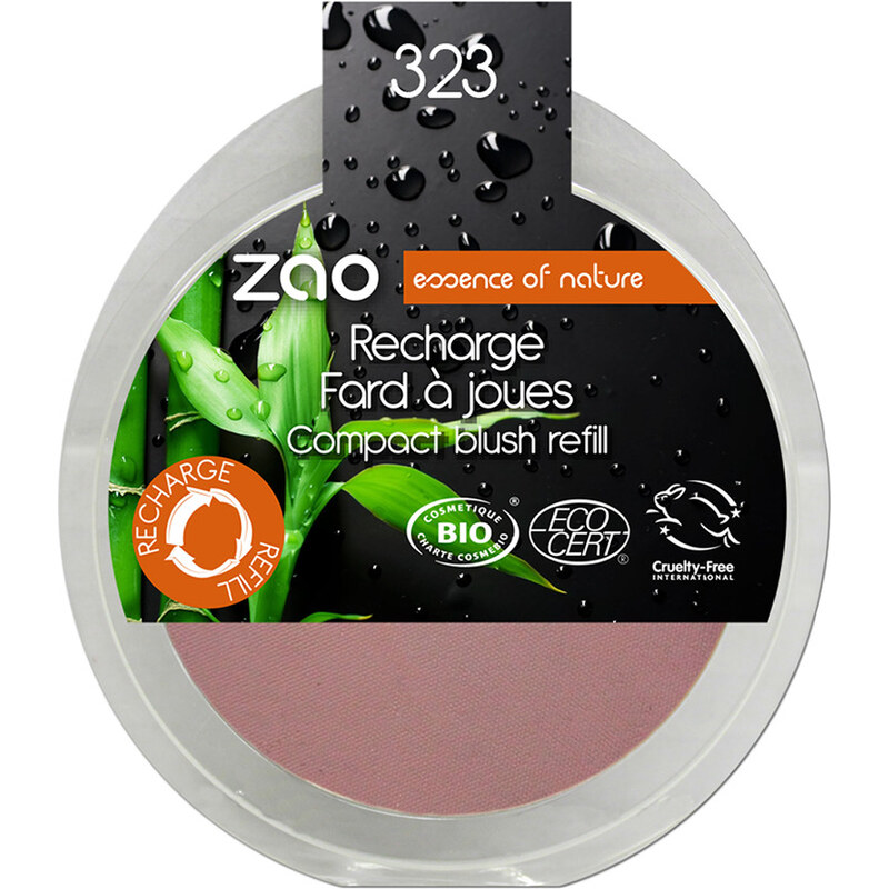 ZAO 323 - Dark Purple Refill Compact Blush Rouge 9 g