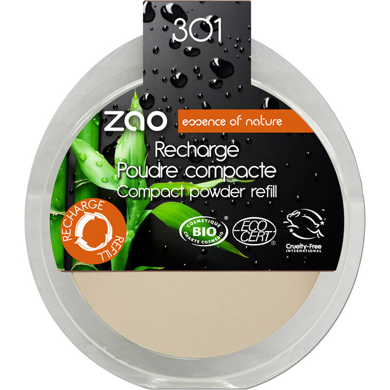 ZAO 301 - Ivory Bamboo Refill Compact Powder Puder 9 g