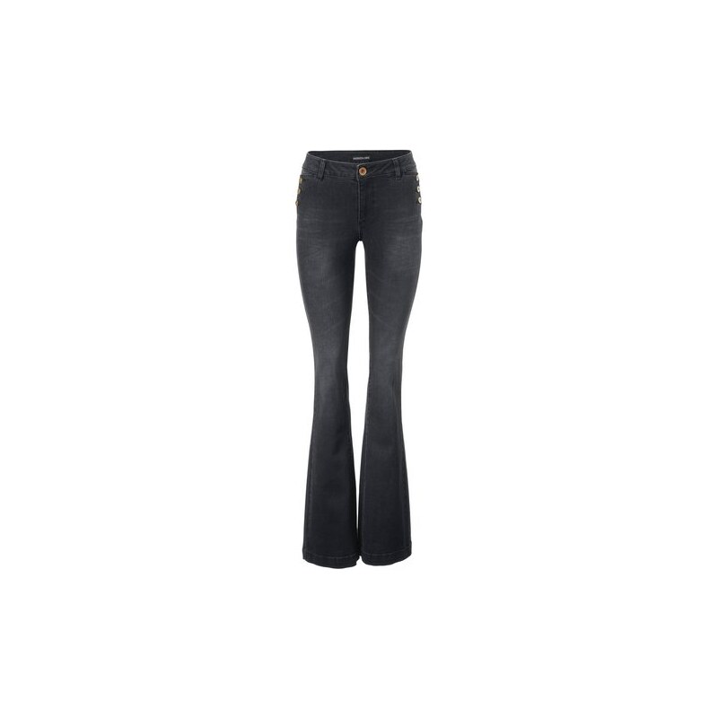 Damen Flared-Jeans PATRIZIA DINI by Heine schwarz 17,18,22,23