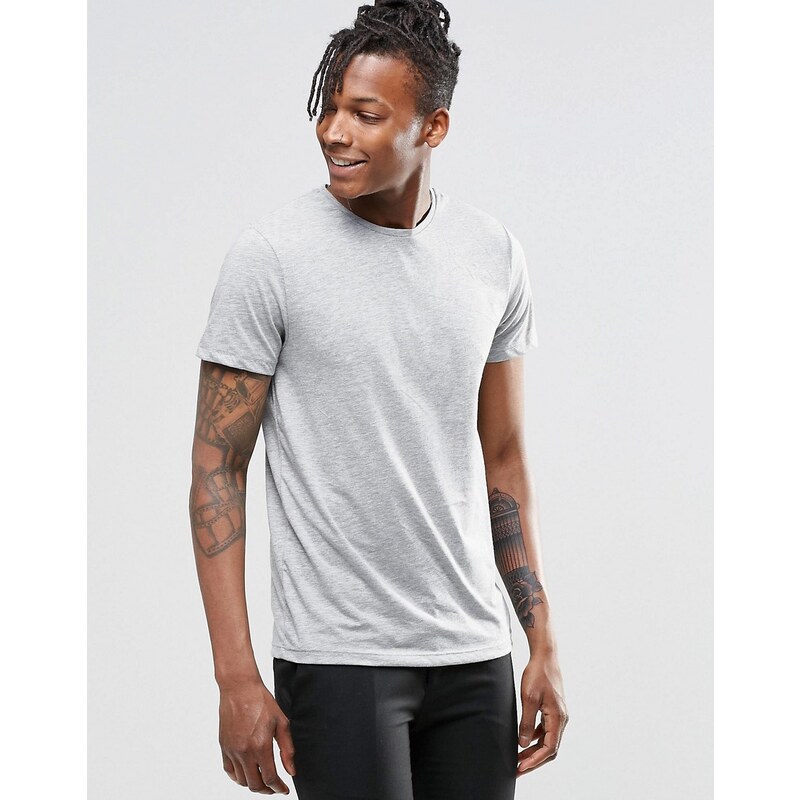ADPT - T-Shirt mit Rundhalsausschnitt - Grau