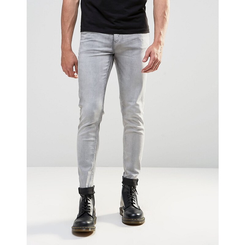 Cheap Monday - Him - Hautenge Jeans in Mad Grey - Grau