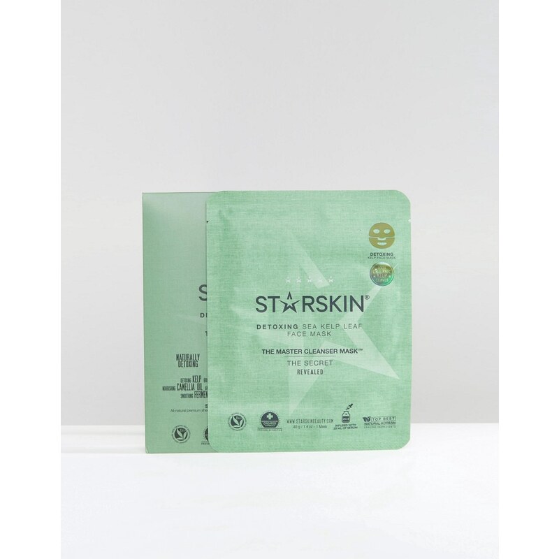 Starskin - The Master Cleanser - Entgiftende Gesichtsmaske mit Kelpblättern - Transparent