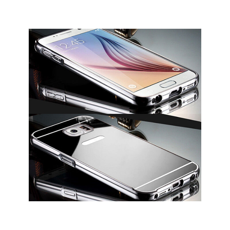 Lesara Metallic-Schutzhülle für Samsung Galaxy S5/S6 - Schwarz - Samsung S5