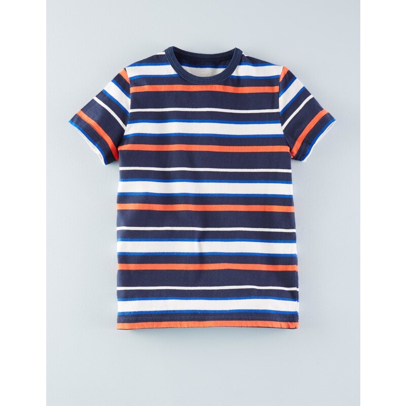 Mini Gestreiftes T-Shirt Ecru/Multi Stripe Jungen Boden