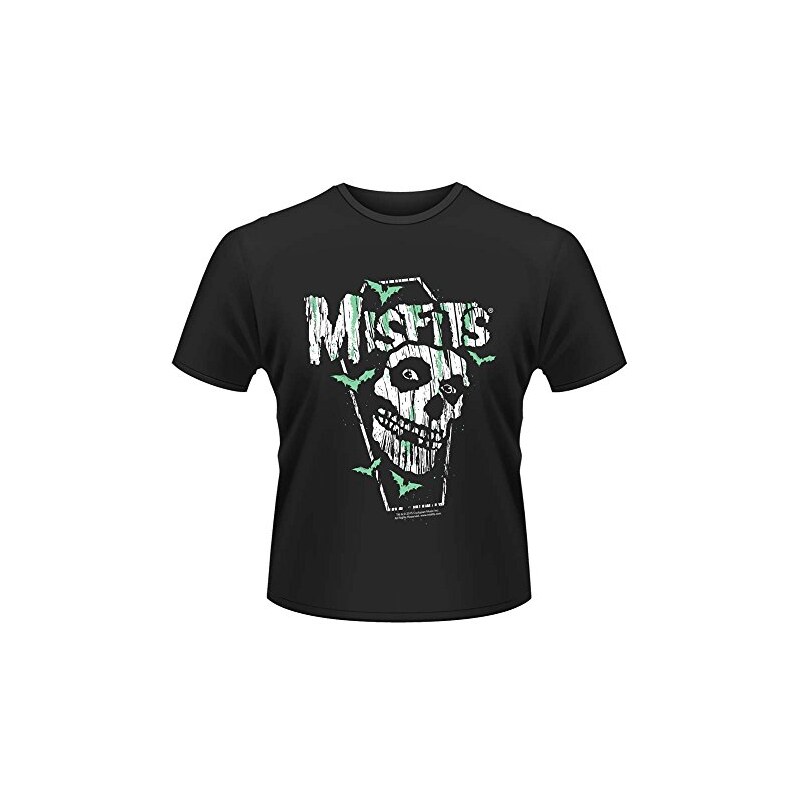 Plastichead Herren T-Shirt Misfits Coffin, Small
