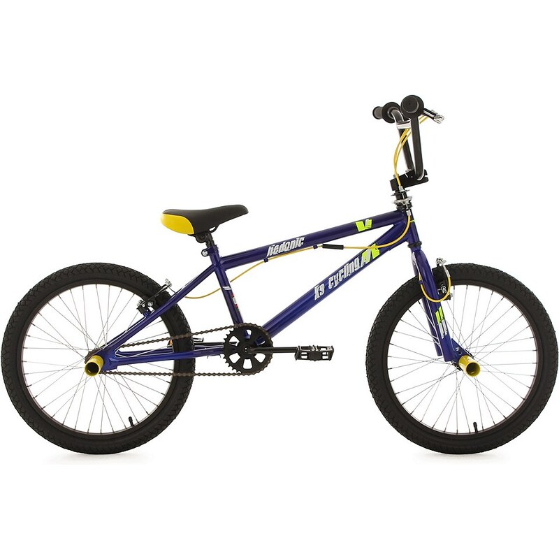 KS Cycling BMX Fahrrad, 20 Zoll, blau-gelb, »Hedonic«