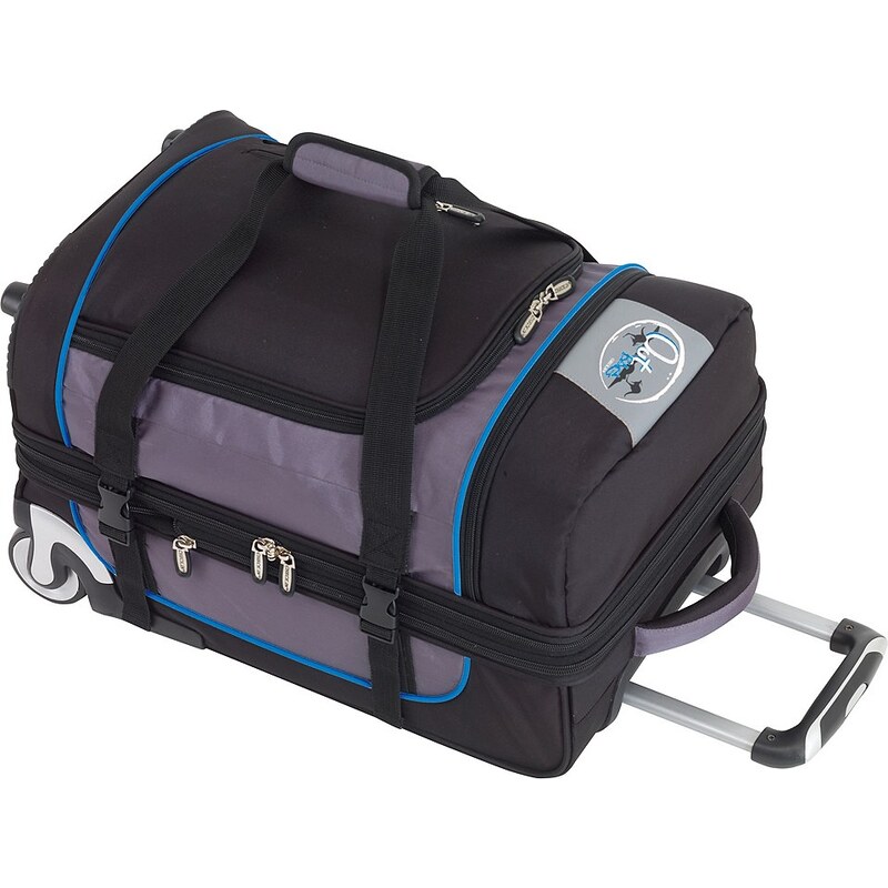 OutBAG Trolley-Reisetasche mit 2 Rollen, »OutBAG SPORTS S, schwarz/blau«