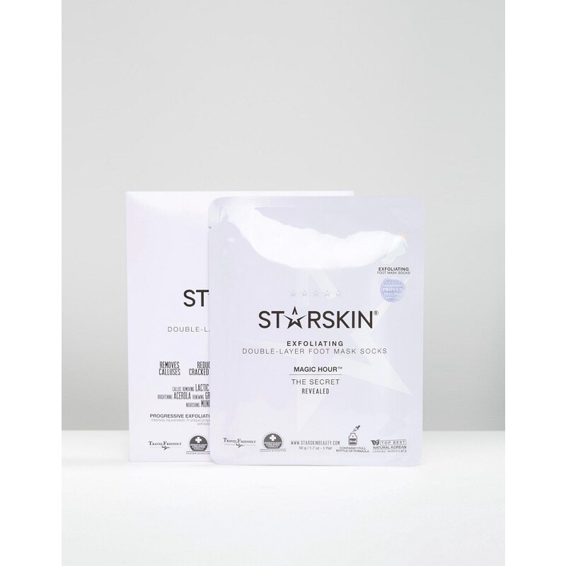 Starskin Magic - Zweilagige Technologie-Fußmasken mit Peeling-Effekt - Transparent